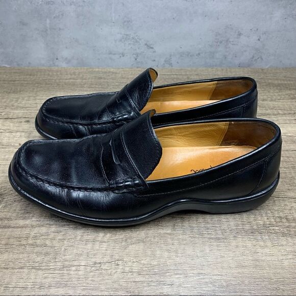 Cole Haan C 07374.Black Lthr Loafers Men’s size 9 - Picture 1 of 9